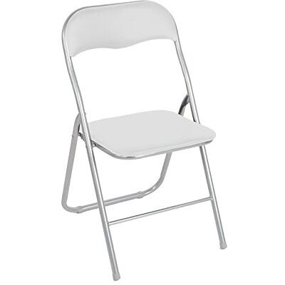 Mediawave Store Set aus sechs Klappstühlen, weiße Farbe, Maße 43 x 47 x 78 cm Mediawave Store Set aus sechs Klappstühlen, weiße Farbe, Maße 43 x 47 x 78 cm