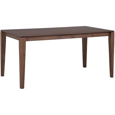 Beliani Stylischer Esszimmertisch dunkle Walnuss 160x90 cm Lottie Beliani Stylischer Esszimmertisch dunkle Walnuss 160x90 cm Lottie