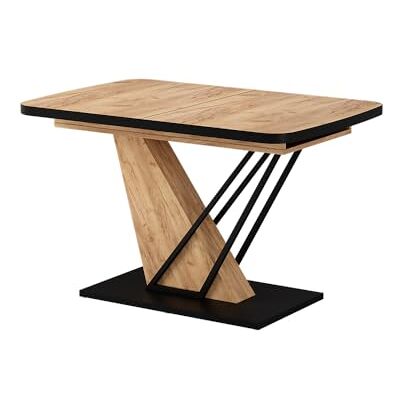 Vicco Esstisch Fenaro, Goldkraft Eiche, 120-160 x 80 cm ausziehbar, ausziehbar auf 160 cm mit integrierter Einlegeplatte Vicco Esstisch Fenaro, Goldkraft Eiche, 120-160 x 80 cm ausziehbar, ausziehbar auf 160 cm mit integrierter Einlegeplatte