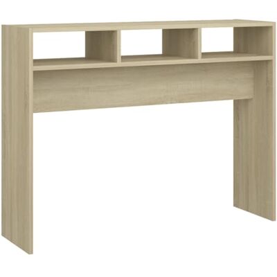vidaXL Konsolentisch Konsole Beistelltisch Flurtisch Sideboard Ablagetisch Wandtisch Frisiertisch Schminktisch Sonoma-Eiche 105x30x80cm Holzwerkstoff vidaXL Konsolentisch Konsole Beistelltisch Flurtisch Sideboard Ablagetisch Wandtisch Frisiertisch Schminktisch Sonoma-Eiche 105x30x80cm Holzwerkstoff