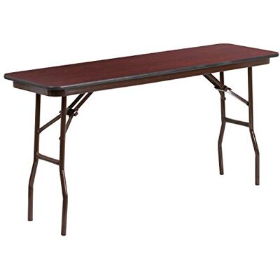 Flash Furniture Flash Möbel 45,7 x 152,4 cm rechteckig Hohe Druck Mahagoni Laminat zusammenklappbar Training Tisch Flash Furniture Flash Möbel 45,7 x 152,4 cm rechteckig Hohe Druck Mahagoni Laminat zusammenklappbar Training Tisch