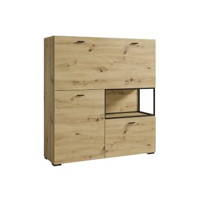 byLIVING Sekretär Frame, klappbarer Schreibtisch, Artisan Eiche-Optik Klappbarer Schreibtisch mit Kabelkanal, BxHxT 120x127x40 cm, Artisan EichecOptik mit schwarzem Metallgestell fürs Homeoffice byLIVING Sekretär Frame, klappbarer Schreibtisch, Artisan Eiche-Optik Klappbarer Schreibtisch mit Kabelkanal, BxHxT 120x127x40 cm, Artisan EichecOptik mit schwarzem Metallgestell fürs Homeoffice