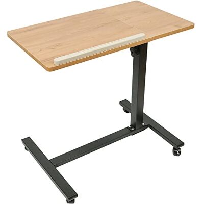 LANTUS Stehpult Höhenverstellbar Schreibtisch Klein,Mobiler Laptoptisch Höhenverstellbar mit 4 Rollen,Steh-Sitz Schreibtisch Computertisch,60 x 34,5 x 58 x 90 cm (Holzfarbe) LANTUS Stehpult Höhenverstellbar Schreibtisch Klein,Mobiler Laptoptisch Höhenverstellbar mit 4 Rollen,Steh-Sitz Schreibtisch Computertisch,60 x 34,5 x 58 x 90 cm (Holzfarbe)