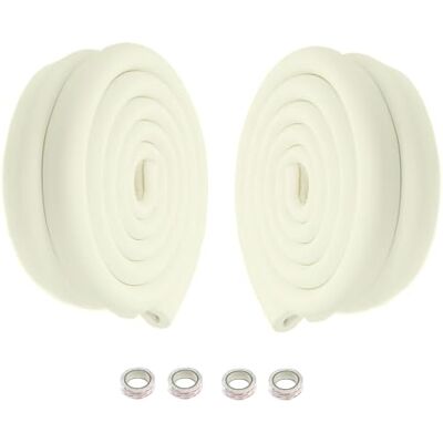 HIMRY ® 8 Meter U-förmige Glastisch Kantenschutz, Tisch Möbel Kanten Schwamm Kissen Stoßschutz, Baby-Sicherheits-Tabellen-Schreibtisch Anti-Kollision Streifen (4x2M) Creme KXD7003 Ivory HIMRY ® 8 Meter U-förmige Glastisch Kantenschutz, Tisch Möbel Kanten Schwamm Kissen Stoßschutz, Baby-Sicherheits-Tabellen-Schreibtisch Anti-Kollision Streifen (4x2M) Creme KXD7003 Ivory