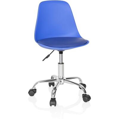 hjh OFFICE 742017 Kinder- und Jugenddrehstuhl Fancy II Kunstleder Blau moderner Drehstuhl höhenverstellbar hjh OFFICE 742017 Kinder- und Jugenddrehstuhl Fancy II Kunstleder Blau moderner Drehstuhl höhenverstellbar