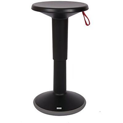 Interstuhl Mehrzweck-Hocker Bürohocker UPis1, Schwarz Ergonomischer Pendelhocker Arbeitshocker für dynamisches Sitzen Interstuhl Mehrzweck-Hocker Bürohocker UPis1, Schwarz Ergonomischer Pendelhocker Arbeitshocker für dynamisches Sitzen