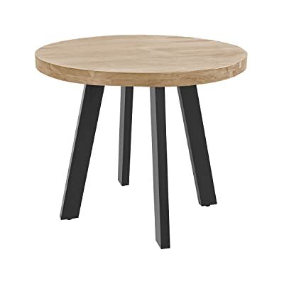 SAM Runder Esstisch Sophia Ø 100 cm Akazie Natur 4-Fuß-Gestell schwarz Holztisch massiv, Akazienholz naturfarben, 50 mm Tischplatte, Metallgestell, Industrial-Stil, Esszimmertisch SAM Runder Esstisch Sophia Ø 100 cm Akazie Natur 4-Fuß-Gestell schwarz Holztisch massiv, Akazienholz naturfarben, 50 mm Tischplatte, Metallgestell, Industrial-Stil, Esszimmertisch
