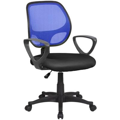 Dmora Bürostuhl Filiberta: Schwarz, Verstellbar, Gepolstert, 5 Rollen Dmora Bürostuhl Filiberta: Schwarz, Verstellbar, Gepolstert, 5 Rollen