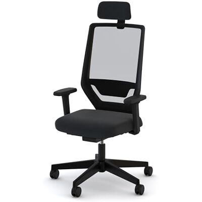 Assmann Bürostuhl ergonomisch Streamo, Netzrücken Schwarz, bis 120kg TÜV-Zertifizierter Schreibtischstuhl, wie Sitz 4D-Armlehnen & Lordosenstütze, für Büro & Homeoffice, Gaming Stuhl Assmann Bürostuhl ergonomisch Streamo, Netzrücken Schwarz, bis 120kg TÜV-Zertifizierter Schreibtischstuhl, wie Sitz 4D-Armlehnen & Lordosenstütze, für Büro & Homeoffice, Gaming Stuhl