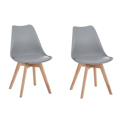 SAM 2er Set Esszimmerstuhl Lovelace, Grau, Stuhlbeine Buche Sitzschale Kunststoff & Sitzpolster Kunstleder Massivholz 49 x 54 x 82 cm Schalenstuhl skandinavischer Stil SAM 2er Set Esszimmerstuhl Lovelace, Grau, Stuhlbeine Buche Sitzschale Kunststoff & Sitzpolster Kunstleder Massivholz 49 x 54 x 82 cm Schalenstuhl skandinavischer Stil