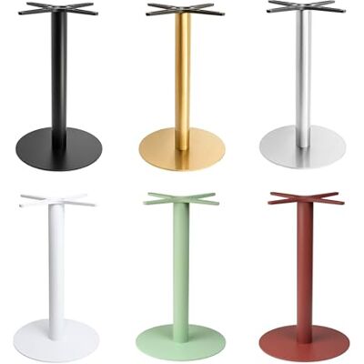 Natural Goods Berlin 1x Bistrotischgestell Single RUND Tischgestell Rund Weiß 14 kg Tischbein Metall 720mm Untergestell Für Gastrotisch, Tischgestell Für Tischplatten bis 75x75cm oder ⌀80cm Natural Goods Berlin 1x Bistrotischgestell Single RUND Tischgestell Rund Weiß 14 kg Tischbein Metall 720mm Untergestell Für Gastrotisch, Tischgestell Für Tischplatten bis 75x75cm oder ⌀80cm
