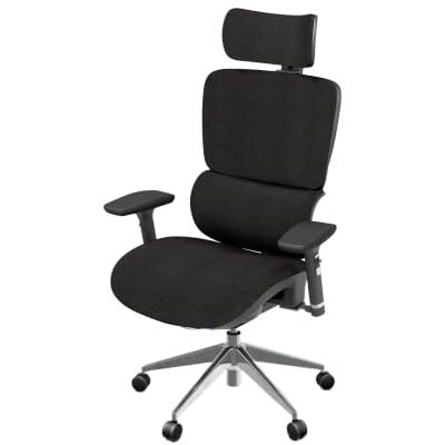 Ergolutions Bürostuhl ergonomisch – Senta FX Polster Schreibtischstuhl – Microfaser-Mesh – Kopfstütze – 7 Jahre Garantie Ergolutions Bürostuhl ergonomisch – Senta FX Polster Schreibtischstuhl – Microfaser-Mesh – Kopfstütze – 7 Jahre Garantie