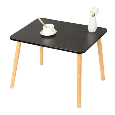 LANTUS Furniture couchtisch rund Durchmesser, skandinavischer holztisch runder holztisch, wohnzimmertisch und Kinderzimmer, Round Coffee Table minimalistisch, 60 x 40 x 40 cm – Schwarz LANTUS Furniture couchtisch rund Durchmesser, skandinavischer holztisch runder holztisch, wohnzimmertisch und Kinderzimmer, Round Coffee Table minimalistisch, 60 x 40 x 40 cm – Schwarz