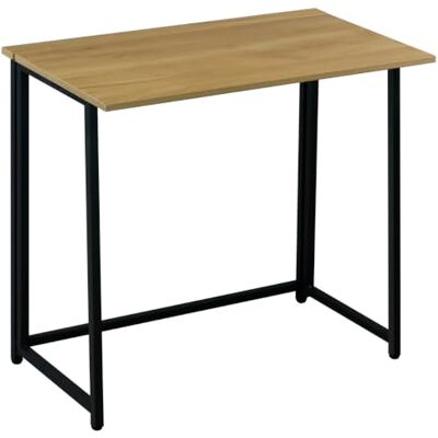WERKSTAR Schreibtisch Klappbar Klapptisch Home Office Klappbarer Schreibtisch Beistelltisch Computertisch Laptop-Tisch Loft Industriell Modern Leicht Eiche WERKSTAR Schreibtisch Klappbar Klapptisch Home Office Klappbarer Schreibtisch Beistelltisch Computertisch Laptop-Tisch Loft Industriell Modern Leicht Eiche