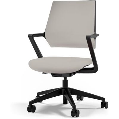 Assmann Schreibtischstuhl ergonomisch, TÜV-Zertifiziert, Drehstuhl automatische Gewichtsanpassung, Konferenzstuhl für Büro & Homeoffice, individuell einstellbar, mit Polsterrücken Weiß Assmann Schreibtischstuhl ergonomisch, TÜV-Zertifiziert, Drehstuhl automatische Gewichtsanpassung, Konferenzstuhl für Büro & Homeoffice, individuell einstellbar, mit Polsterrücken Weiß
