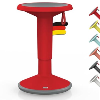 Interstuhl UPis1 ergonomischer Sitzhocker mit Schwingeffekt höhenverstellbar Hocker mit rutschhemmender Standfläche & Kippschutz Sitzhocker für gesünderes Arbeiten (Rot) Interstuhl UPis1 ergonomischer Sitzhocker mit Schwingeffekt höhenverstellbar Hocker mit rutschhemmender Standfläche & Kippschutz Sitzhocker für gesünderes Arbeiten (Rot)