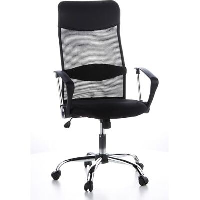 hjh OFFICE 621100 Bürostuhl ARIA HIGH Netzstoff/Kunstleder Schwarz Drehstuhl, PC Stuhl, hohe Rückenlehne hjh OFFICE 621100 Bürostuhl ARIA HIGH Netzstoff/Kunstleder Schwarz Drehstuhl, PC Stuhl, hohe Rückenlehne