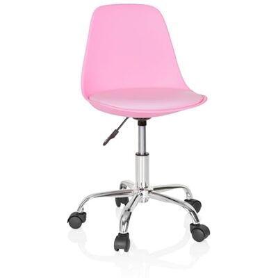 hjh OFFICE 742016 Kinder- und Jugenddrehstuhl Fancy II Kunstleder Pink moderner Drehstuhl höhenverstellbar hjh OFFICE 742016 Kinder- und Jugenddrehstuhl Fancy II Kunstleder Pink moderner Drehstuhl höhenverstellbar