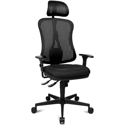 TOPSTAR Bürodrehstuhl, Polyester, schwarz/schwarz Made in Germany Ergonomisch Drehstuhl, Schreibtischstuhl höhenverstellbar Geprüfte Sicherheit nach GS-Intertek TOPSTAR Bürodrehstuhl, Polyester, schwarz/schwarz Made in Germany Ergonomisch Drehstuhl, Schreibtischstuhl höhenverstellbar Geprüfte Sicherheit nach GS-Intertek