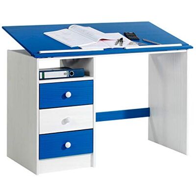 Idimex - KEVIN - Kiefernholz - 3 Schubladen - Desk Idimex - KEVIN - Kiefernholz - 3 Schubladen - Desk