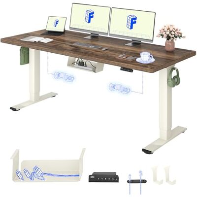 FlexiSpot Höhenverstellbarer Schreibtisch elektrisch, Doppelmotor 180x80 cm 25 mm einteilige Tischplatte, Kabelmanagement&Memory-Funktion, ergonomischer Büro-&Computertisch, elektrisch höhenverstellbar FlexiSpot Höhenverstellbarer Schreibtisch elektrisch, Doppelmotor 180x80 cm 25 mm einteilige Tischplatte, Kabelmanagement&Memory-Funktion, ergonomischer Büro-&Computertisch, elektrisch höhenverstellbar