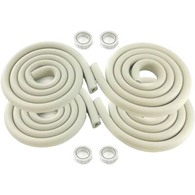 HIMRY ® 8 Meter U-förmige Glastisch Kantenschutz, Tisch Möbel Kanten Schwamm Kissen Stoßschutz, Baby-Sicherheits-Tabellen-Schreibtisch Anti-Kollision Streifen (4x2M) Grau KXD7003 Grey HIMRY ® 8 Meter U-förmige Glastisch Kantenschutz, Tisch Möbel Kanten Schwamm Kissen Stoßschutz, Baby-Sicherheits-Tabellen-Schreibtisch Anti-Kollision Streifen (4x2M) Grau KXD7003 Grey