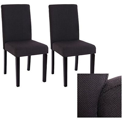 Mendler Set 2x Sedie Littau Tessuto Soggiorno Cucina Sala Da Pranzo - Stuhlset Mendler Set 2x Sedie Littau Tessuto Soggiorno Cucina Sala Da Pranzo - Stuhlset