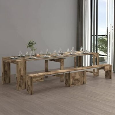 DMORA - Crispin - Ahorn - 66x25x45 cm - Dining set DMORA - Crispin - Ahorn - 66x25x45 cm - Dining set