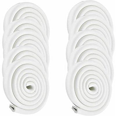 HIMRY ® 20 Meter U-förmige Glastisch Kantenschutz, Tisch Möbel Kanten Schwamm Kissen Stoßschutz, Baby-Sicherheits-Tabellen-Schreibtisch Anti-Kollision Streifen (10x2M) Off Weiß KXD7003 Off-White HIMRY ® 20 Meter U-förmige Glastisch Kantenschutz, Tisch Möbel Kanten Schwamm Kissen Stoßschutz, Baby-Sicherheits-Tabellen-Schreibtisch Anti-Kollision Streifen (10x2M) Off Weiß KXD7003 Off-White