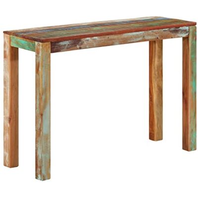 vidaXL Konsolentisch Konsole Beistelltisch Flurtisch Sideboard Ablagetisch Wandtisch Frisiertisch Schminktisch 110x35x76cm Altholz Massiv vidaXL Konsolentisch Konsole Beistelltisch Flurtisch Sideboard Ablagetisch Wandtisch Frisiertisch Schminktisch 110x35x76cm Altholz Massiv