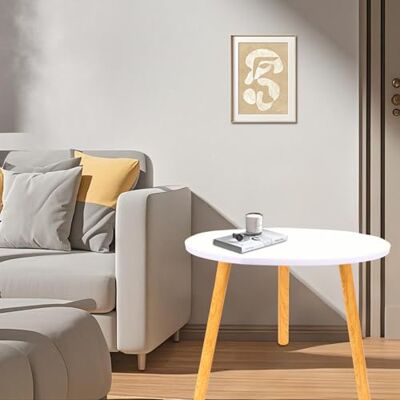 LANTUS Furniture couchtisch rund Durchmesser, skandinavischer holztisch runder holztisch, wohnzimmertisch und Kinderzimmer, Round Coffee Table minimalistisch, 50 x 50 x 40 cm – Weiß LANTUS Furniture couchtisch rund Durchmesser, skandinavischer holztisch runder holztisch, wohnzimmertisch und Kinderzimmer, Round Coffee Table minimalistisch, 50 x 50 x 40 cm – Weiß