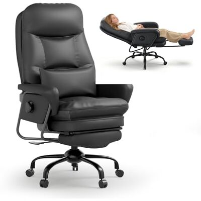 FlexiSpot Luno Chefsessel Ergonomischer Bürostuhl mit Fußstütze 160° Liegefunktion, Katzenkratzfestes Kunstleder Ideal zum Arbeiten, Entspannen & Mittagsschlaf Beige FlexiSpot Luno Chefsessel Ergonomischer Bürostuhl mit Fußstütze 160° Liegefunktion, Katzenkratzfestes Kunstleder Ideal zum Arbeiten, Entspannen & Mittagsschlaf Beige