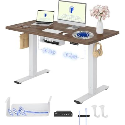 FlexiSpot Höhenverstellbarer Schreibtisch elektrisch, Doppelmotor 160x80 cm 25 mm einteilige Tischplatte, Kabelmanagement & Memory-Funktion,ergonomischer Büro-&Computertisch,elektrisch höhenverstellbar FlexiSpot Höhenverstellbarer Schreibtisch elektrisch, Doppelmotor 160x80 cm 25 mm einteilige Tischplatte, Kabelmanagement & Memory-Funktion,ergonomischer Büro-&Computertisch,elektrisch höhenverstellbar