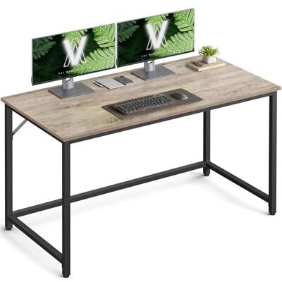 VASAGLE Tisch, Computertisch, Bürotisch, 120 x 60 x 76 cm, für Arbeitszimmer, Schlafzimmer, Wohnzimmer, Greige meliert-tintenschwarz LWD039B02V1 VASAGLE Tisch, Computertisch, Bürotisch, 120 x 60 x 76 cm, für Arbeitszimmer, Schlafzimmer, Wohnzimmer, Greige meliert-tintenschwarz LWD039B02V1