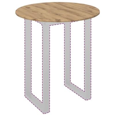 vidaXL Tischplatte Ø 80 x 1,5 cm Rund Holzwerkstoff Artisan-Eiche, Runde, Moderne Tischplatte, langlebig für drinnen, minimalistisch, individuelle Oberflächen für stylische Möbel vidaXL Tischplatte Ø 80 x 1,5 cm Rund Holzwerkstoff Artisan-Eiche, Runde, Moderne Tischplatte, langlebig für drinnen, minimalistisch, individuelle Oberflächen für stylische Möbel