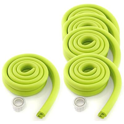 HIMRY ® 20 Meter U-förmige Glastisch Kantenschutz, Tisch Möbel Kanten Schwamm Kissen Stoßschutz, Baby-Sicherheits-Tabellen-Schreibtisch Anti-Kollision Streifen (10x2M) Grün KXD7003 Green HIMRY ® 20 Meter U-förmige Glastisch Kantenschutz, Tisch Möbel Kanten Schwamm Kissen Stoßschutz, Baby-Sicherheits-Tabellen-Schreibtisch Anti-Kollision Streifen (10x2M) Grün KXD7003 Green