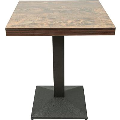LANTUS Bartisch, Kneipe, aus Metall, Bartisch, quadratisch, Kleiner Tisch, Pubtisch, Stehtisch für 4 Personen (60 * 60 * 75cm(B)) LANTUS Bartisch, Kneipe, aus Metall, Bartisch, quadratisch, Kleiner Tisch, Pubtisch, Stehtisch für 4 Personen (60 * 60 * 75cm(B))