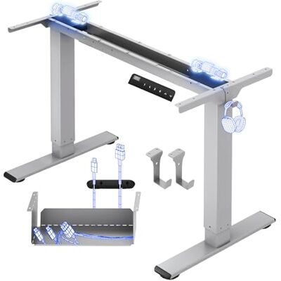FlexiSpot Höhenverstellbarer Schreibtisch Gestell E1 PRO mit Doppelmotor Elektrische Tischbeine höhenverstellbar mit Kabelmanagement & 2 Haken,LED-Höhenanzeige&4 Speicherplätzen fürs Büro&Homeoffice FlexiSpot Höhenverstellbarer Schreibtisch Gestell E1 PRO mit Doppelmotor Elektrische Tischbeine höhenverstellbar mit Kabelmanagement & 2 Haken,LED-Höhenanzeige&4 Speicherplätzen fürs Büro&Homeoffice