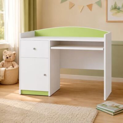 Happy Babies Kinderschreibtisch Grun Jugendschreibtisch Computertisch für Schüler Schreibtisch mit Stauraum Happy Babies Kinderschreibtisch Grun Jugendschreibtisch Computertisch für Schüler Schreibtisch mit Stauraum