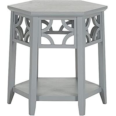 Safavieh Aleix Beistelltisch, Holz, Perle, Blau / Grau45 X 45 X 45.97 cm Safavieh Aleix Beistelltisch, Holz, Perle, Blau / Grau45 X 45 X 45.97 cm