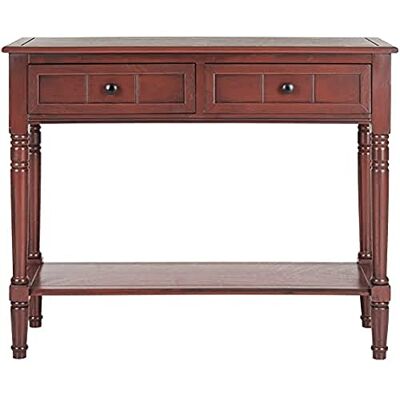 Margarite Roter Beistelltisch - Bodenstehend, 35 x 91 x 74,93 cm Margarite Roter Beistelltisch - Bodenstehend, 35 x 91 x 74,93 cm
