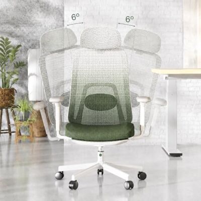 FlexiSpot Balanso Ergonomischer Bürostuhl mit Dynamic Balance Mechanik und Fußstütze, Designer-Design, 3D Armlehnen, adaptiver Lendenstütze, 0-Formaldehyd Sitzkissen für Zuhause, Farbverlauf Grün FlexiSpot Balanso Ergonomischer Bürostuhl mit Dynamic Balance Mechanik und Fußstütze, Designer-Design, 3D Armlehnen, adaptiver Lendenstütze, 0-Formaldehyd Sitzkissen für Zuhause, Farbverlauf Grün
