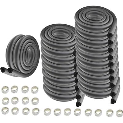 HIMRY ® 40 Meter U-förmige Glastisch Kantenschutz, Tisch Möbel Kanten Schwamm Kissen Stoßschutz, Baby-Sicherheits-Tabellen-Schreibtisch Anti-Kollision Streifen (20x2M) Schwarz KXD7003 Black HIMRY ® 40 Meter U-förmige Glastisch Kantenschutz, Tisch Möbel Kanten Schwamm Kissen Stoßschutz, Baby-Sicherheits-Tabellen-Schreibtisch Anti-Kollision Streifen (20x2M) Schwarz KXD7003 Black