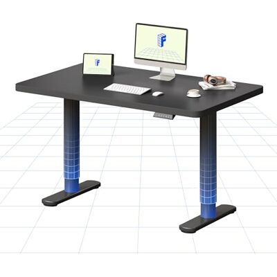 FlexiSpot Höhenverstellbarer Schreibtisch mit runden Tischbeinen – ästhetischer Sitz-Steh-Arbeitsplatz mit ausgewogenen Proportionen und ruhiger Präsenz, 100×60 cm (Schwarz + Schwarz) FlexiSpot Höhenverstellbarer Schreibtisch mit runden Tischbeinen – ästhetischer Sitz-Steh-Arbeitsplatz mit ausgewogenen Proportionen und ruhiger Präsenz, 100×60 cm (Schwarz + Schwarz)