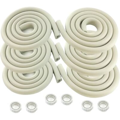 HIMRY ® 12 Meter U-förmige Glastisch Kantenschutz, Tisch Möbel Kanten Schwamm Kissen Stoßschutz, Baby-Sicherheits-Tabellen-Schreibtisch Anti-Kollision Streifen (6x2M) Grau KXD7003 Grey HIMRY ® 12 Meter U-förmige Glastisch Kantenschutz, Tisch Möbel Kanten Schwamm Kissen Stoßschutz, Baby-Sicherheits-Tabellen-Schreibtisch Anti-Kollision Streifen (6x2M) Grau KXD7003 Grey