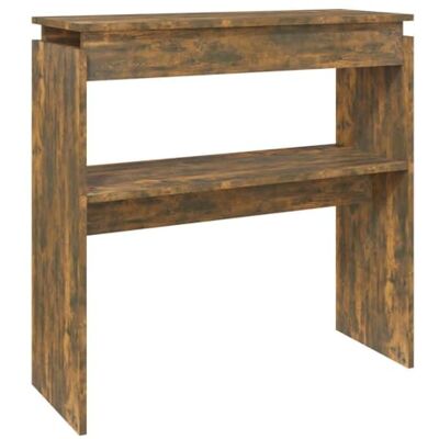 vidaXL Konsolentisch Konsole Beistelltisch Flurtisch Sideboard Ablagetisch Wandtisch Frisiertisch Räuchereiche 80x30x80cm Holzwerkstoff vidaXL Konsolentisch Konsole Beistelltisch Flurtisch Sideboard Ablagetisch Wandtisch Frisiertisch Räuchereiche 80x30x80cm Holzwerkstoff