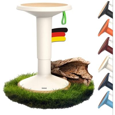 Interstuhl UPis1 ergonomischer Sitzhocker mit Schwingeffekt höhenverstellbar Hocker mit rutschhemmender Standfläche & Kippschutz Bürohocker (ECO Cremeweiß, ECO UP Sitzhocker) Interstuhl UPis1 ergonomischer Sitzhocker mit Schwingeffekt höhenverstellbar Hocker mit rutschhemmender Standfläche & Kippschutz Bürohocker (ECO Cremeweiß, ECO UP Sitzhocker)