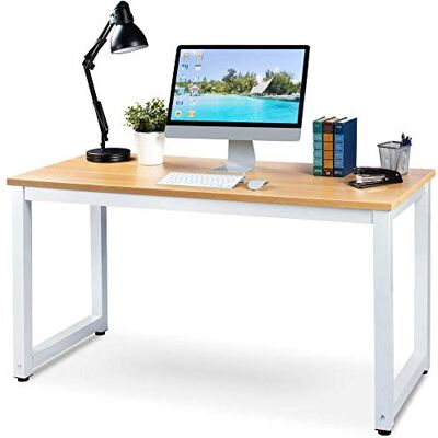 BAKAJI Computer-Schreibtisch, Arbeitstisch, PC-Tischplatte, MDF-Platte mit Metallrahmen, Möbelstück für Zuhause, Büro, Kinderzimmer, modernes Design, Größe 20 x 60 x 70 cm, Einheitsgröße BAKAJI Computer-Schreibtisch, Arbeitstisch, PC-Tischplatte, MDF-Platte mit Metallrahmen, Möbelstück für Zuhause, Büro, Kinderzimmer, modernes Design, Größe 20 x 60 x 70 cm, Einheitsgröße