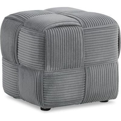 Homestyle4u Sitzhocker Cord Grau Sitzwürfel Pouf Hocker 46x46x41 cm Weicher Cordstoff, stabiler Holzrahmen, schwarze Füße – als Fußhocker, Sitzpouf oder Ablage nutzbar Homestyle4u Sitzhocker Cord Grau Sitzwürfel Pouf Hocker 46x46x41 cm Weicher Cordstoff, stabiler Holzrahmen, schwarze Füße – als Fußhocker, Sitzpouf oder Ablage nutzbar