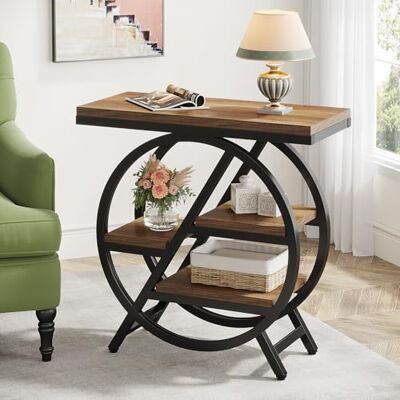 Tribesigns 3-Tier Beistelltisch Schmaler Holz,65 x 30 cm sofatisch mit Stauraum,Industrielle Kleiner Beistelltisch für Wohnzimmer, Slim Nachttisch für Schlafzimmer (1 Set) Tribesigns 3-Tier Beistelltisch Schmaler Holz,65 x 30 cm sofatisch mit Stauraum,Industrielle Kleiner Beistelltisch für Wohnzimmer, Slim Nachttisch für Schlafzimmer (1 Set)